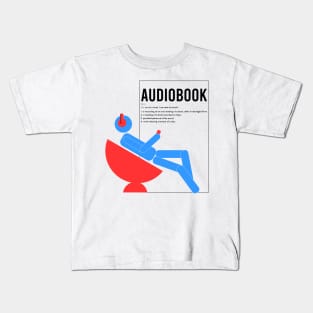 Audiobook time Kids T-Shirt